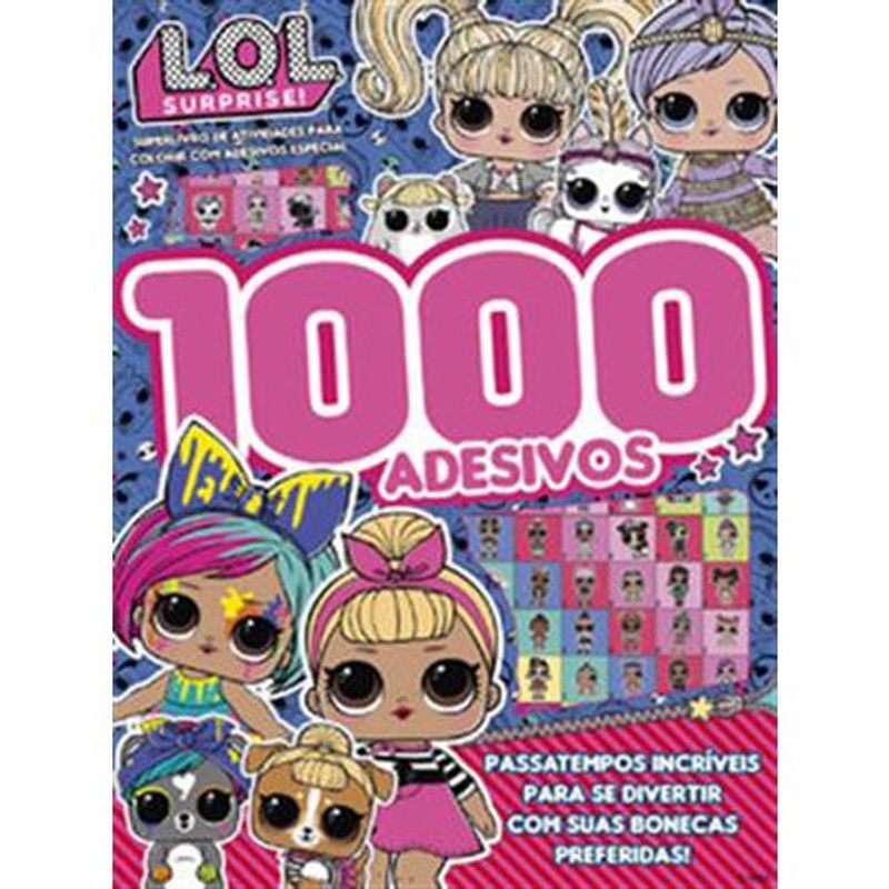 livro l.o.l. surprise! superlivro de atividades para colorir com adesi vos especial on line (mp)