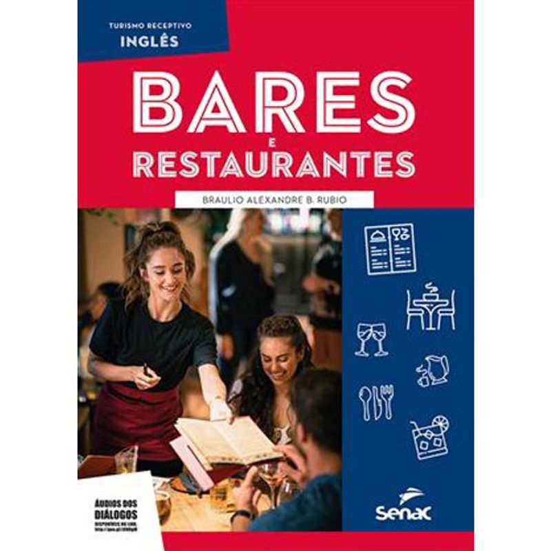 livro inglês para bares e restaurantes senac-sp (mp)