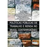 livro políticas públicas de trabalho e renda no brasil contemporâneo (mp ) cortez editora