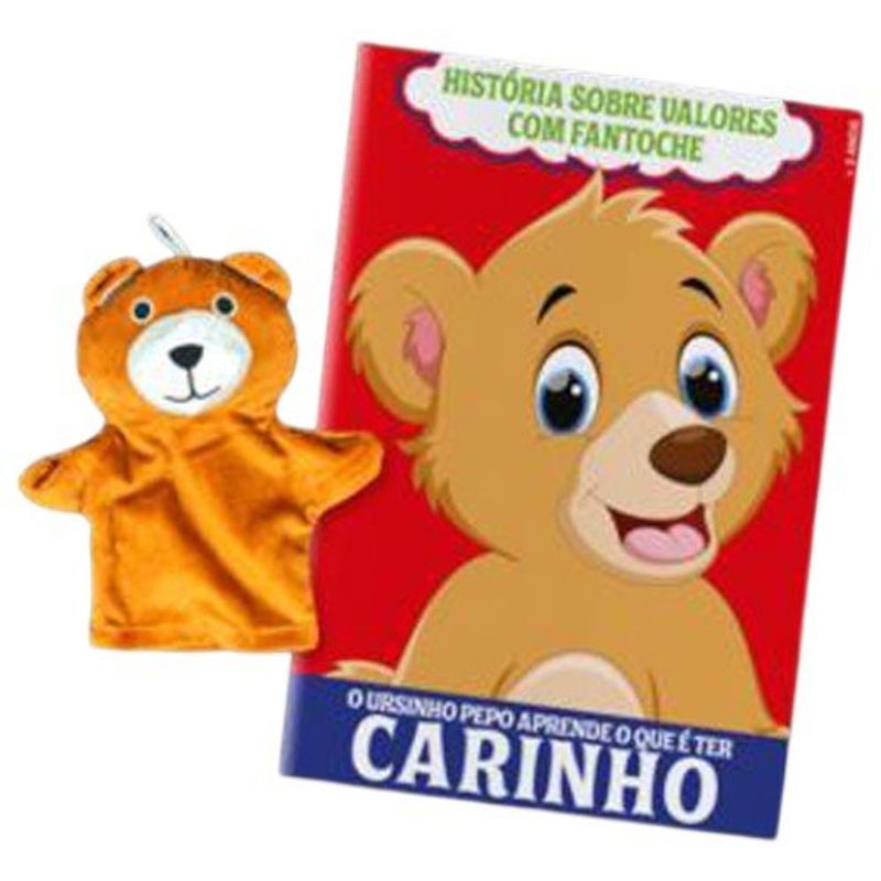 livro história sobre valores com fantoche urso on line (mp)