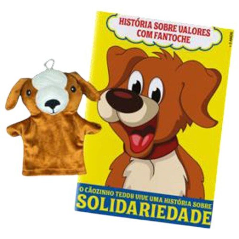 livro história sobre valores com fantoche cachorro on line (mp)