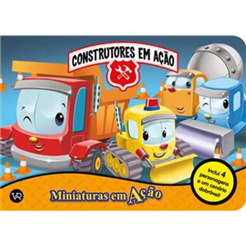 livro miniaturas em ação construtores em ação vergara (mp)