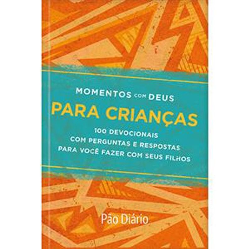 livro momentos com deus para crianças pao diario (mp)