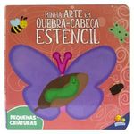 livro minha arte em quebra-cabeça estêncil: pequenas criaturas to dolivro (mp)