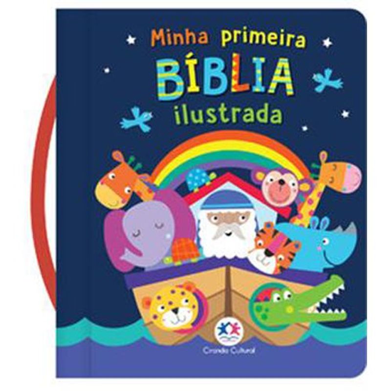 livro minha primeira bíblia ilustrada ciranda cultural (mp)