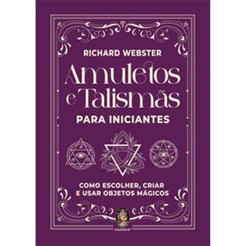 livro amuletos e talismãs para iniciantes madras editora (mp)