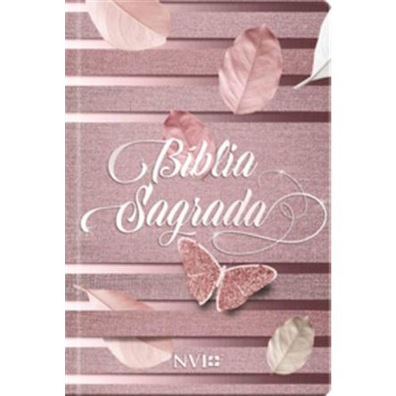 livro bíblia sagrada feminina rosa nvi pao diario (mp)