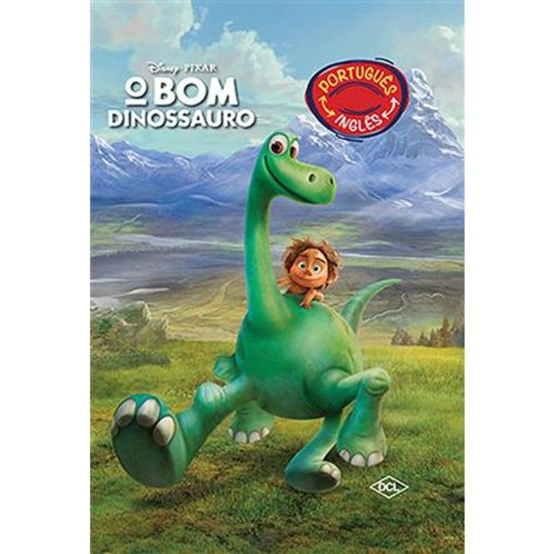 livro disney bilíngue o bom dinossauro (capa almofadada) dc l (mp)