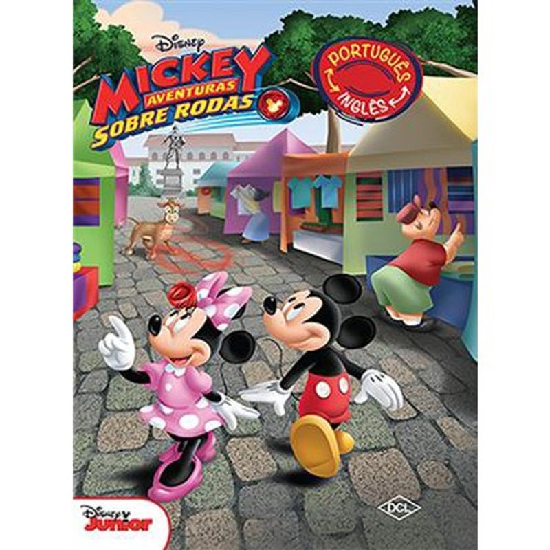 livro disney bilíngue mickey (capa almofadada) dcl (mp)