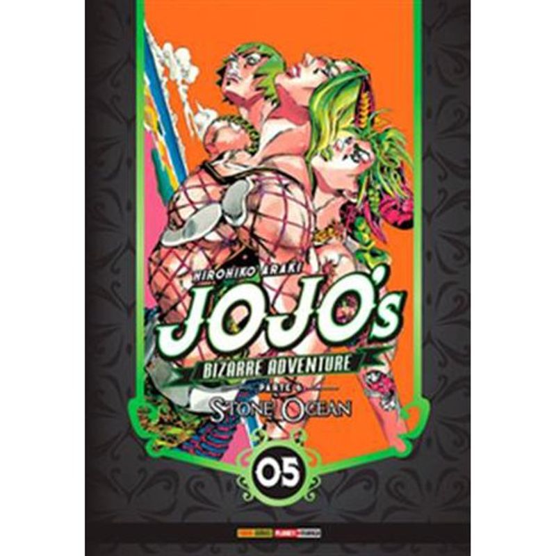 livro jojo s bizarre adventure 44 (parte 6: stone ocean vol. 05) panini books (mp)
