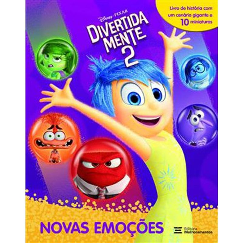 livro divertida mente 2 novas emoções melhoramentos (mp)