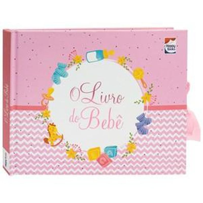 livro do bebê (rosa) happy books (mp)