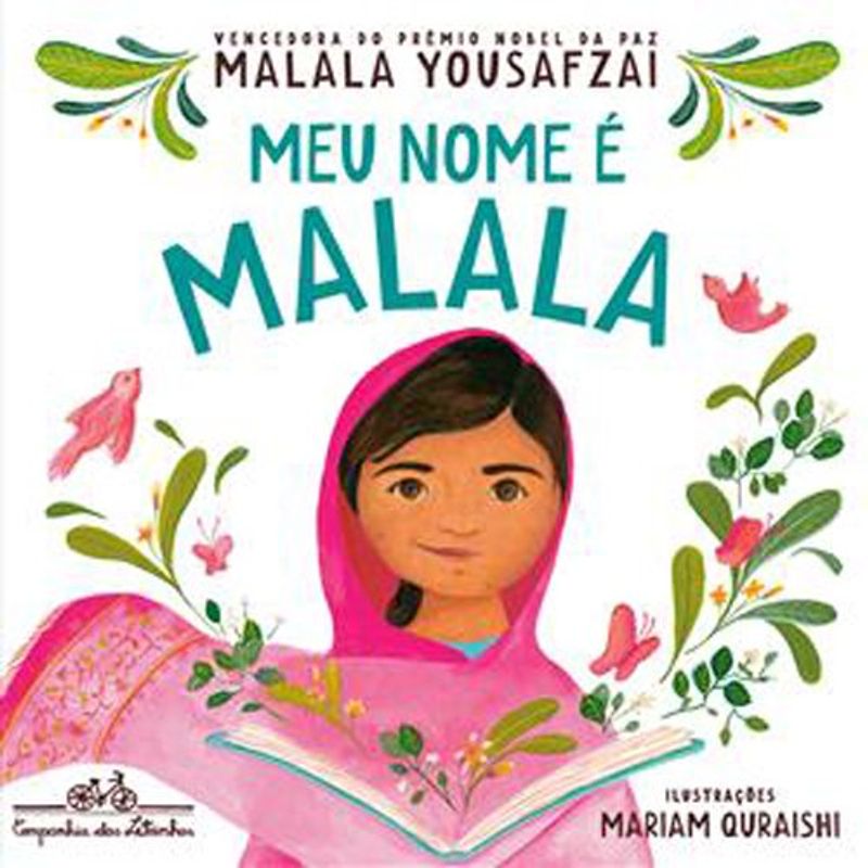 livro meu nome é malala (edição cartonada) companhia das letrinha s (mp)