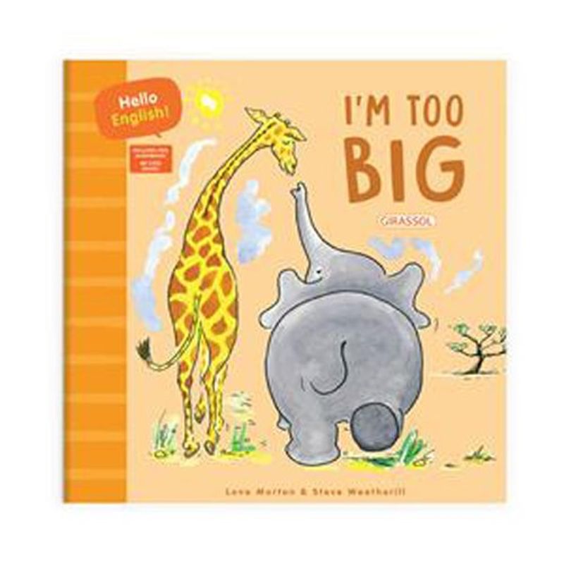 livro hello english i m too big girassol brasil (mp)