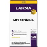 melatonina 0,21mg 150 comprimidos mastigáveis suplemento alimentar sabor maracujá cimed