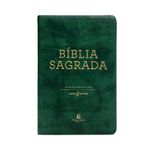 livro bíblia sagrada courosoft verde, leitura perfeita: almeida corrigid a fiel thomas nelson brasil (mp)
