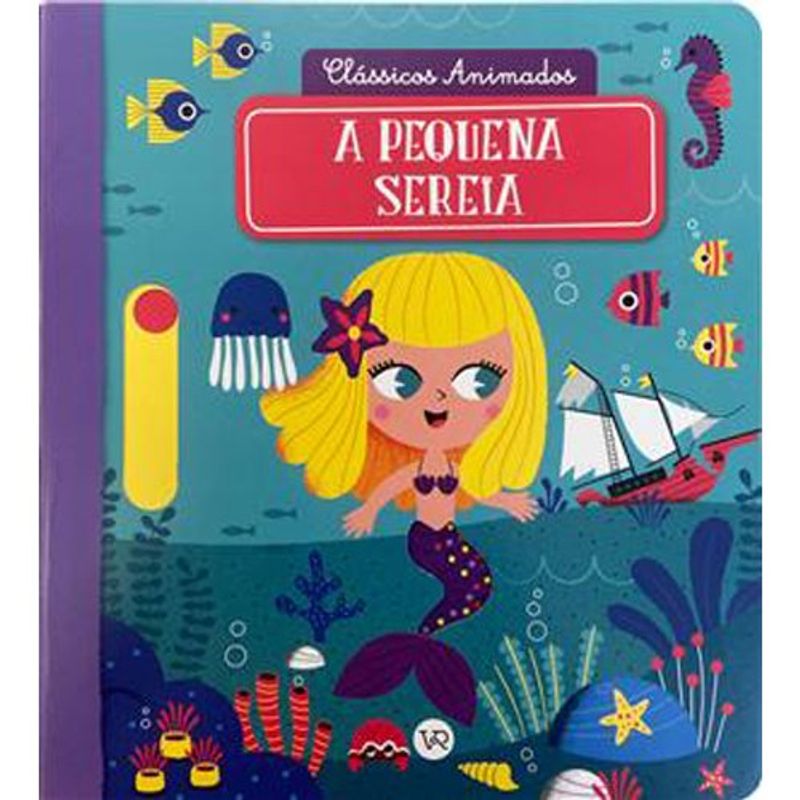 livro clássicos animados: a pequena sereia (nova edição) vergara (mp)