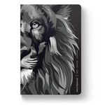 livro sketch & planner lion colors black & white maquinaria edi torial (mp)