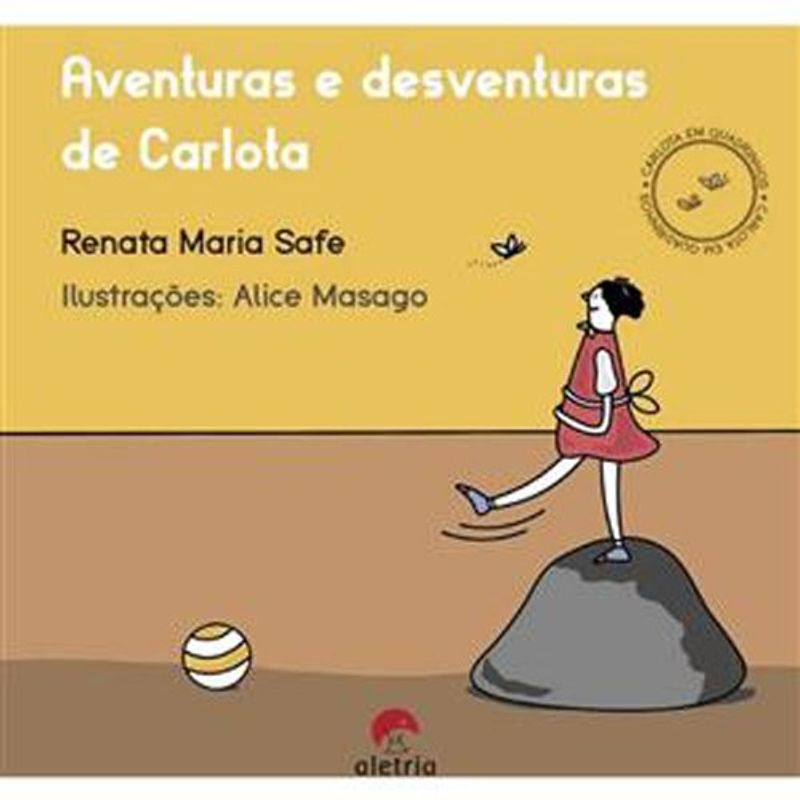livro aventuras e desventuras de carlota aletria (mp)