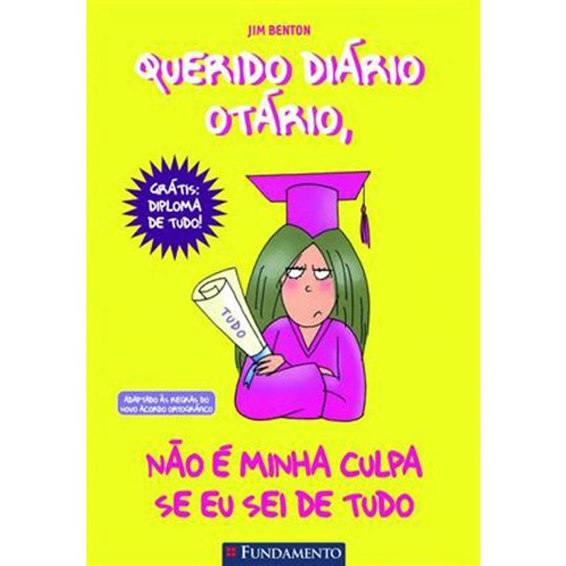 livro querido diário otário 08 não é minha culpa se eu sei tudo fundamento (mp)