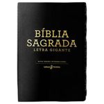livro bíblia nvi, couro soft, preto, letra gigante, leitura perfeita (mp ) thomas nelson brasil