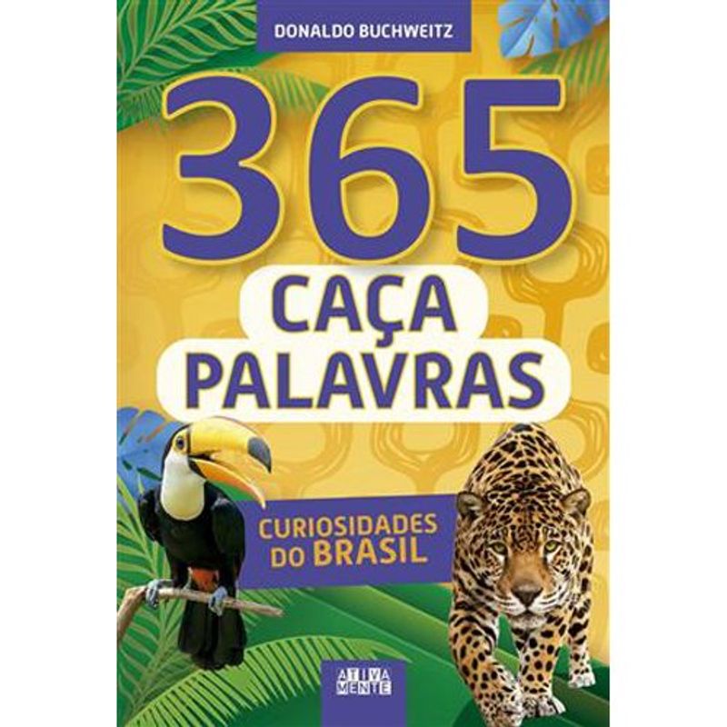 livro 365 caça-palavras curiosidades do brasil ciranda cultural (mp)