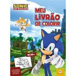 livro sonic meu livrão de colorir ciranda cultural (mp)
