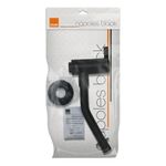 torneira de parede média civitt metal luxo nápoles preto fosco (mp)