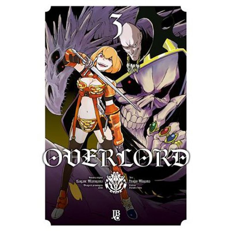 livro overlord vol. 03 (mangá) jbc (mp)