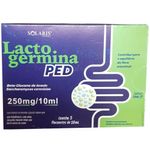lactogermina pro 250mg 5 flaconetes 10ml cada sabor uva solaris pharma
