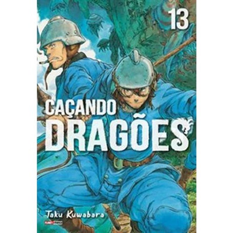 livro caçando dragões vol. 13 panini books (mp)