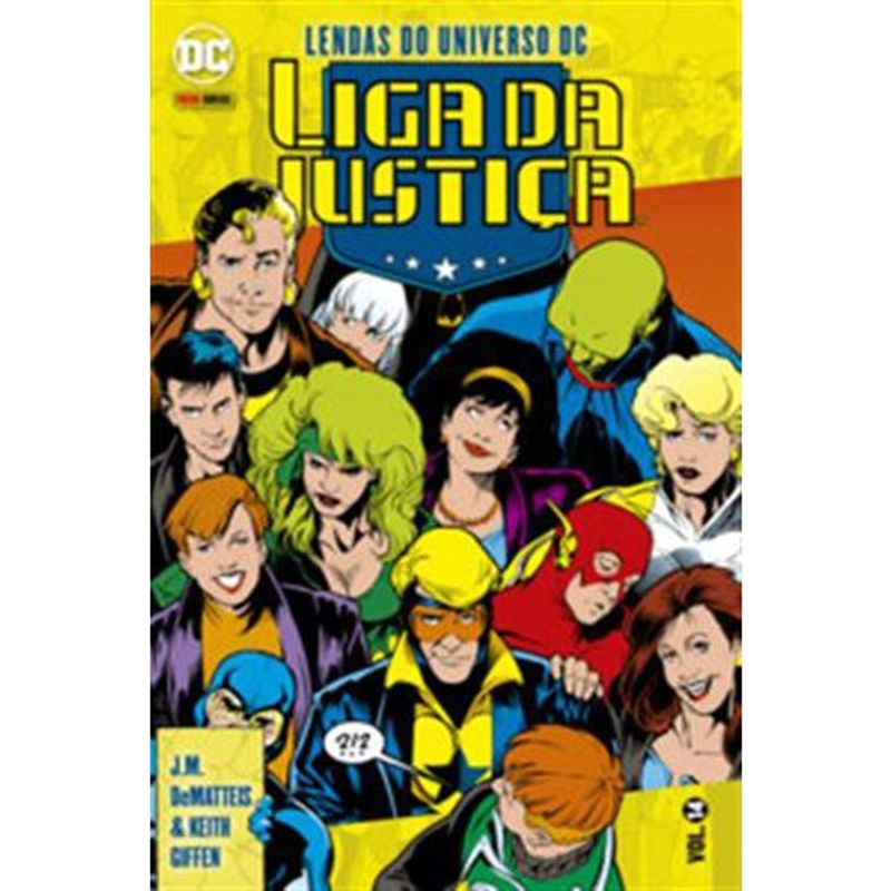 livro lendas do universo dc: liga da justiça vol. 14 panini books (mp)