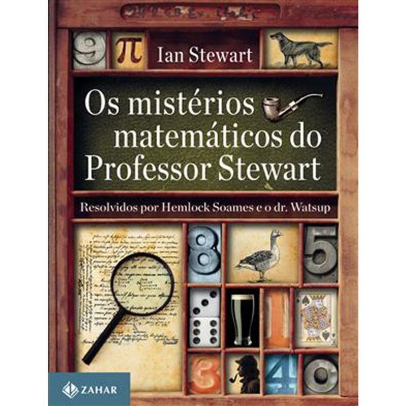 livro os mistérios matemáticos do professor stewart zahar (mp)