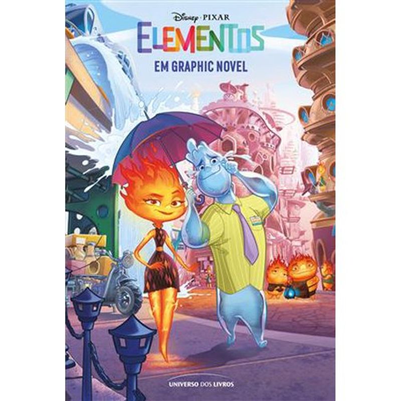 livro elementos em graphic novel universo dos livros (mp)