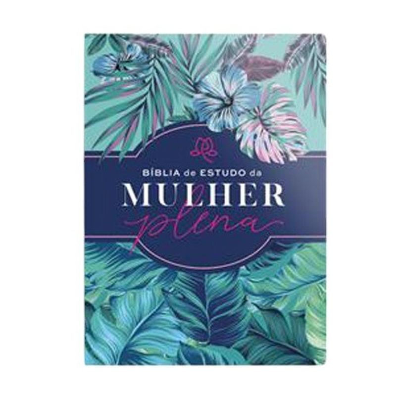 livro bíblia nvi de estudo da mulher plena tropicalis tiffany g eografica (mp)