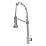 torneira de bancada para cozinha civitt metal gourmet standard escovado (mp)