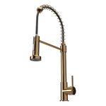torneira de bancada para cozinha civitt metal gourmet standard gold (mp)