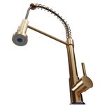 torneira de bancada para cozinha civitt metal gourmet standard gold (mp)