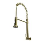torneira de parede para cozinha civitt metal gourmet standard dourado (mp)