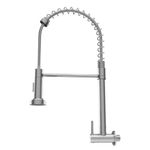 torneira de parede para cozinha civitt metal gourmet standard escovado (mp)