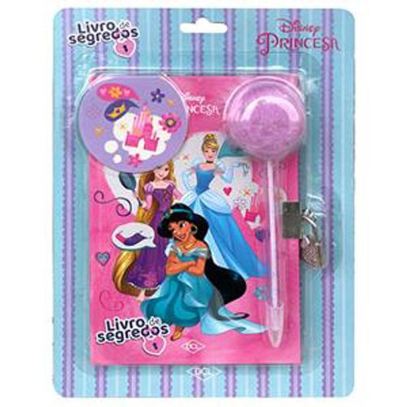 livro disney livro de segredos princesas dcl (mp)