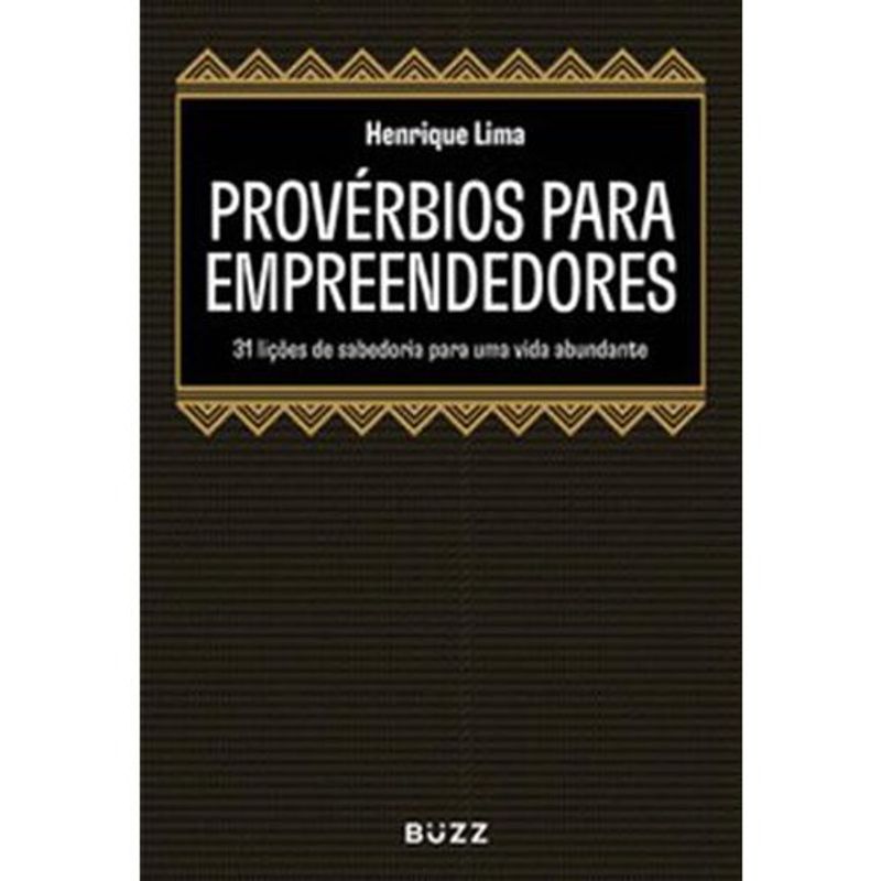 livro provérbios para empreendedores buzz editora (mp)