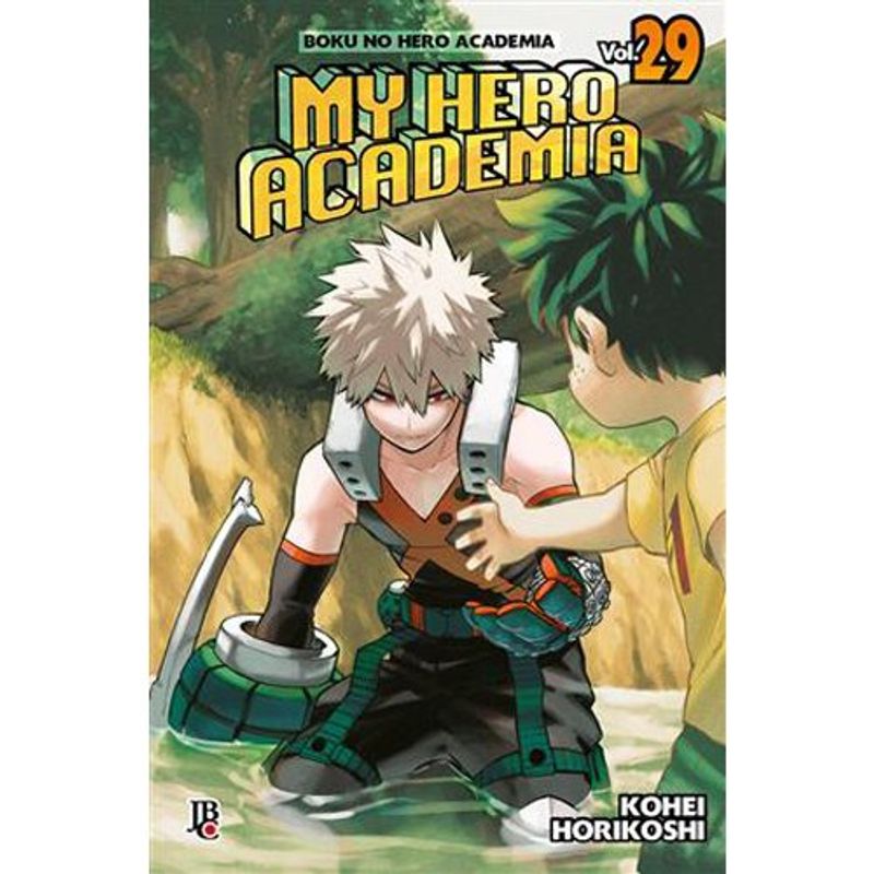 livro my hero academia boku no hero vol. 29 jbc (mp)