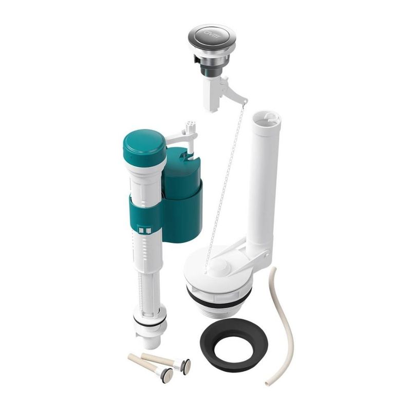 kit completo para caixa acoplada civitt com acionador superior simples (mp)