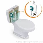 kit completo para caixa acoplada civitt com acionador superior simples (mp)