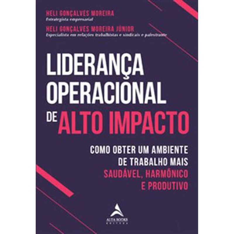 livro liderança operacional de alto impacto alta books (mp)