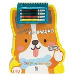 livro colorir é divertido! animais de estimação happy books (mp)