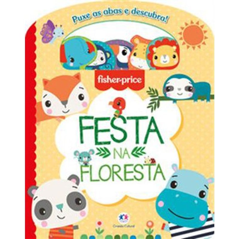 livro fisher-price festa na floresta ciranda cultural (mp)