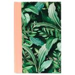 livro bíblia da mulher de fé, nvi, capa dura, tecido rosa e folhagem (mp ) thomas nelson brasil