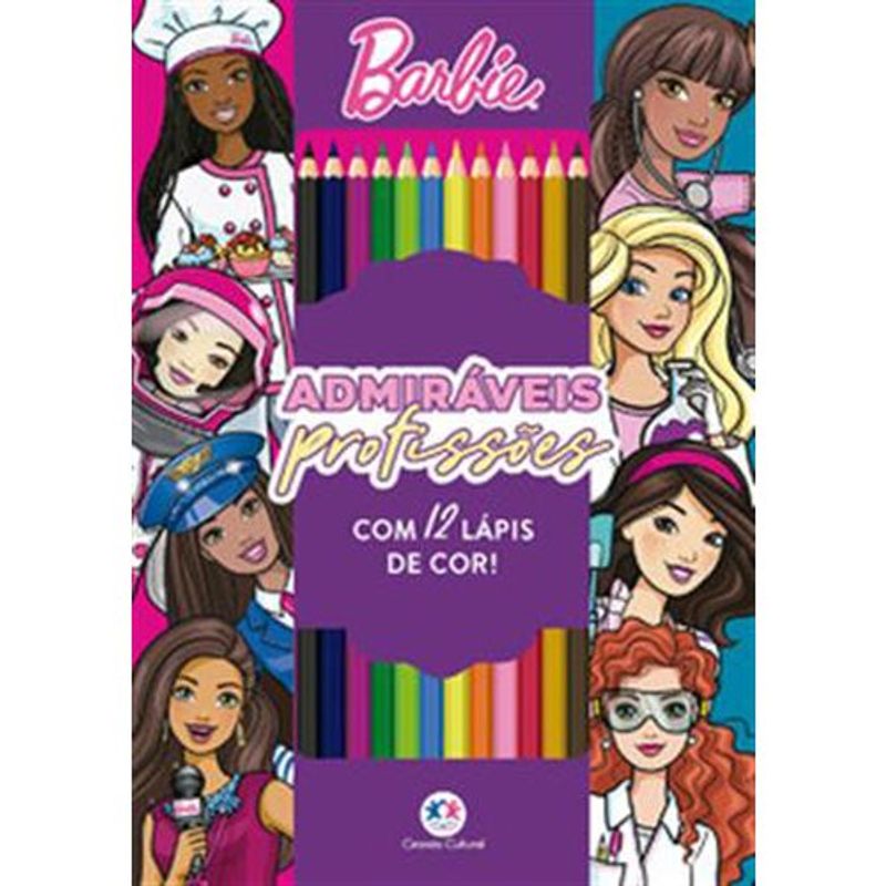 livro barbie admiráveis profissões ciranda cultural (mp)